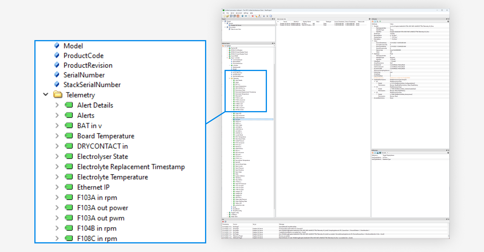 OPC UA - Connected devices